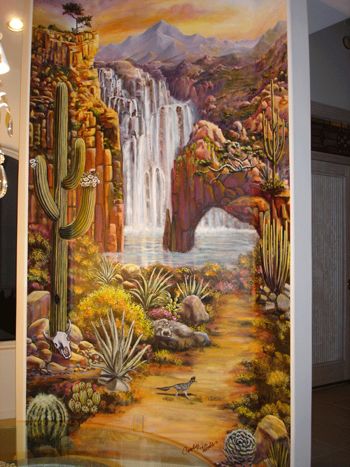 Mountain-Waterfall-Mural